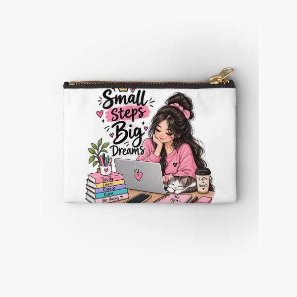 Item preview, Small steps big dreams Manifestation girl designed and sold by TrendyWearsuits.