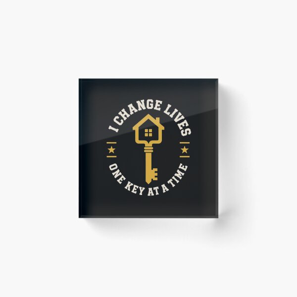 Item preview, I Change Lives One Key At A Time Realtor Real Estate Agent  designed and sold by clothesy7.