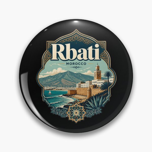 Item preview, Rbati Morocco Vintage Travel Poster - The Proud Moroccan designed and sold by SilverLook48.