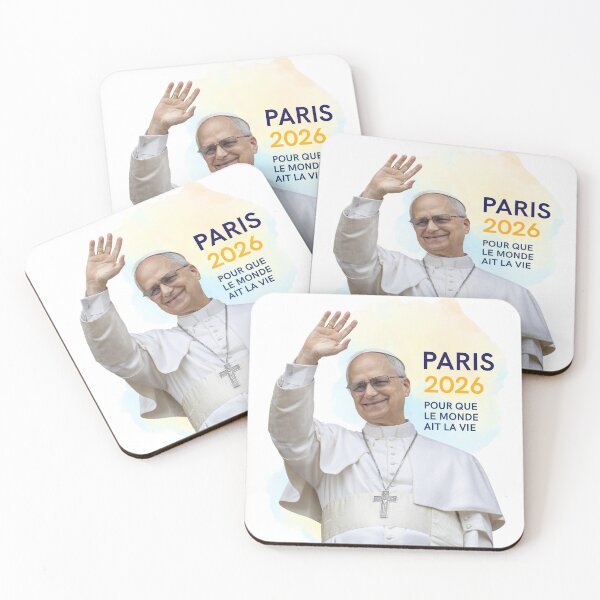 Item preview, Souvenir gifts from the visit of Pope Leo XIV - France 2026 designed and sold by Dany and Dom.