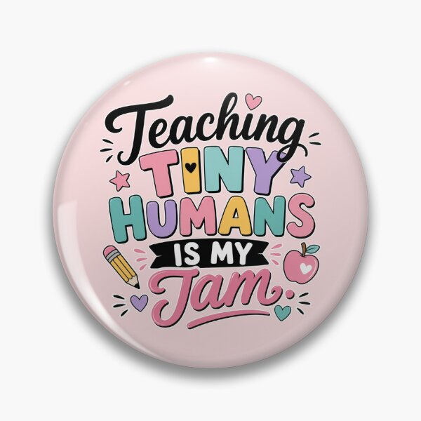 Item preview, Teaching Tiny Humans Is My Jam – Cute Teacher & Preschool Teacher Design designed and sold by TheStephanieRome.