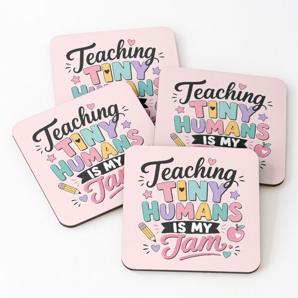 Item preview, Teaching Tiny Humans Is My Jam – Cute Teacher & Preschool Teacher Design designed and sold by TheStephanieRome.