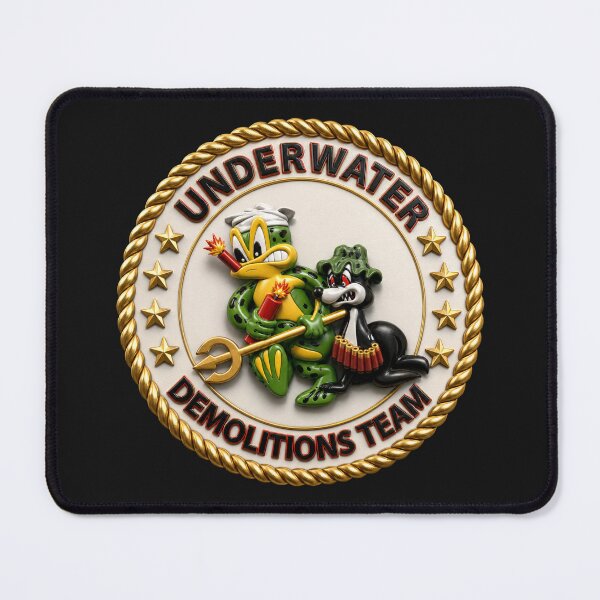 Item preview, Navy - SOF - Underwater Demolitions Team - Sammy - Freddie - 3D - Enhanced designed and sold by Military Insignia Products.