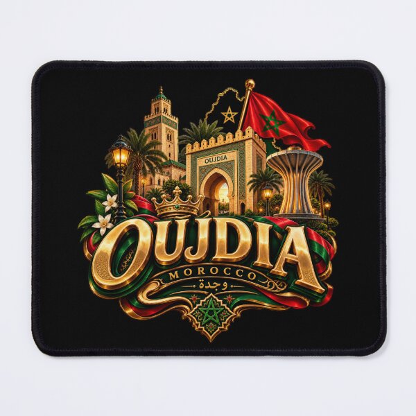 Item preview, Oujdia Morocco Vintage Travel Poster - The Proud Moroccan designed and sold by SilverLook48.