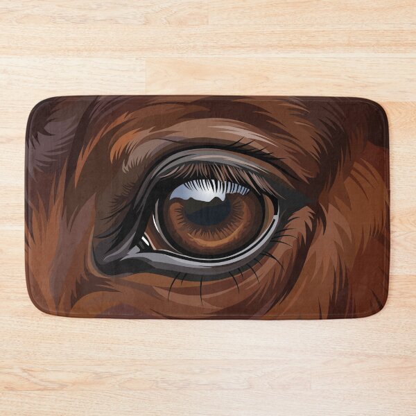 Item preview, A close-up view of a horse's eye designed and sold by Cheval-de-coeur.