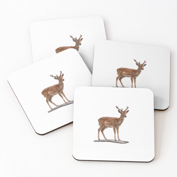 Item preview, Young Graceful Deer with Antlers - Realistic Animal Portrait designed and sold by Gabzerinho.