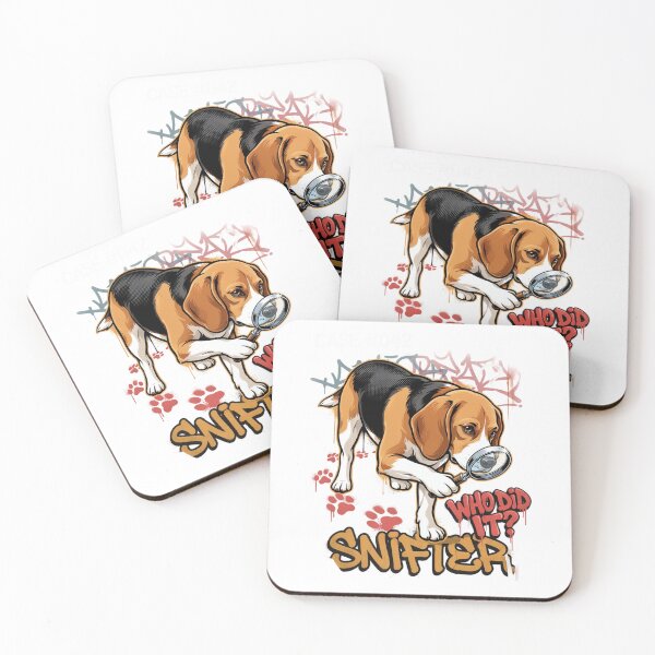 Item preview, Sniff and Solve Beagle Detective Graffiti Street Art Case 04 T-Shirt v1 designed and sold by DBWStudios.