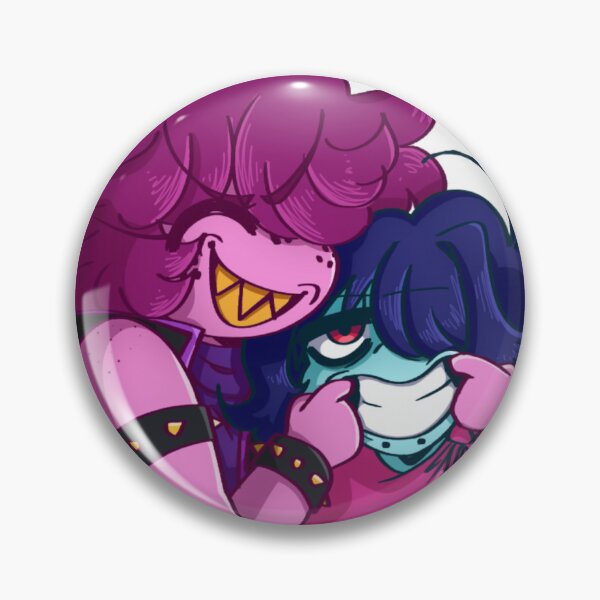 Item preview, DELTARUNE Kris & Susie Sticker designed and sold by scaredycatoxo.