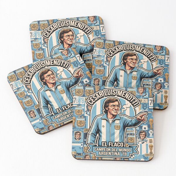 Item preview, 7 Legendary 1978 Argentina World Cup Champion Manager designed and sold by ART ATTACK ZONE.