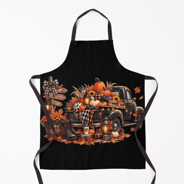 Item preview, Autumn Pumpkin Truck Fall Harvest designed and sold by Wild Ink Studio by Barbara.