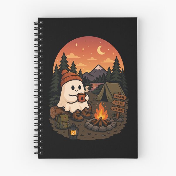 Item preview, Cute Ghost Camping In The Wilderness designed and sold by BanksyNB.