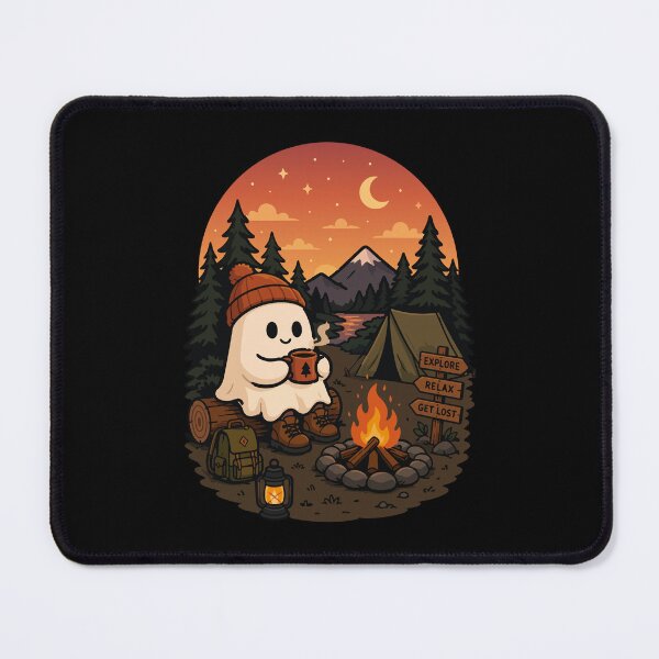 Item preview, Cute Ghost Camping In The Wilderness designed and sold by BanksyNB.