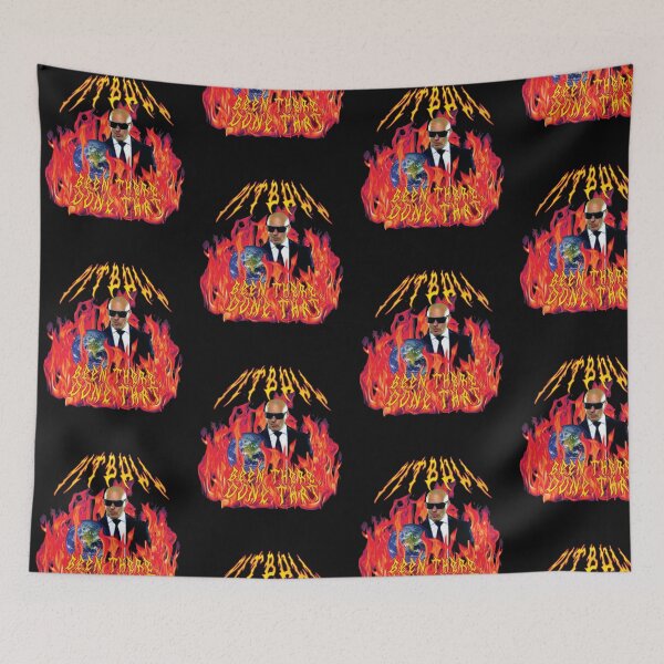 Item preview, Heavy metal pitbull with flames   designed and sold by ourge-yoisibbie.