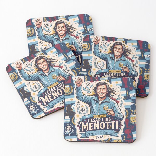 Item preview, 8 Legendary 1978 Argentina World Cup Champion Manager designed and sold by ART ATTACK ZONE.