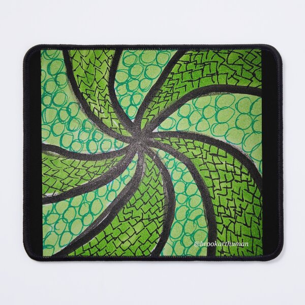 Item preview, Green Pinwheel Scales designed and sold by DancingCreek.