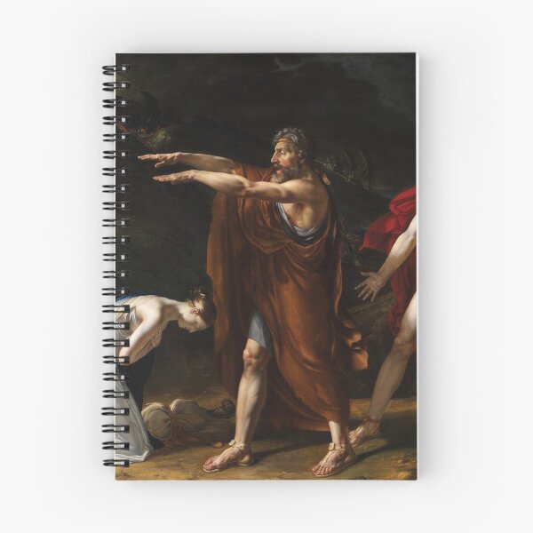 Item preview, Antigone imploring Oedipus to lift his curse from Polynices by Michel Lambert designed and sold by The Breathing Paint.