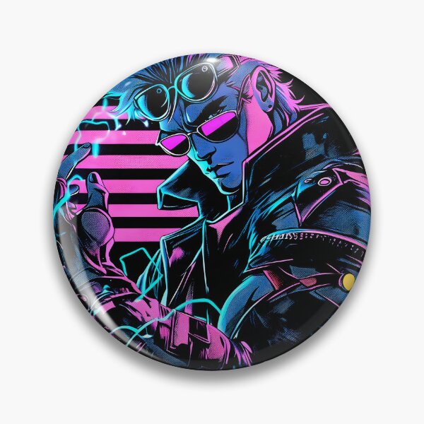 Item preview, M.D. Geist Synthwave – Retro Cyberpunk Anime Graphic designed and sold by BravenBold.