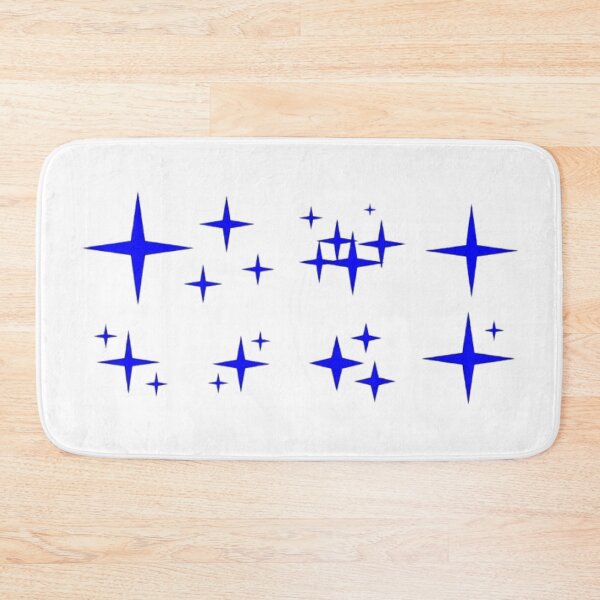 Item preview, Blue Y2K Sparkling Stars - 90s Retro Design designed and sold by Gabzerinho.