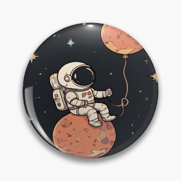 Item preview, Astronaut Floating Through Space Illustration designed and sold by BanksyNB.