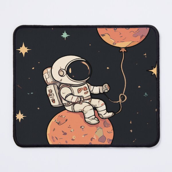 Item preview, Astronaut Floating Through Space Illustration designed and sold by BanksyNB.