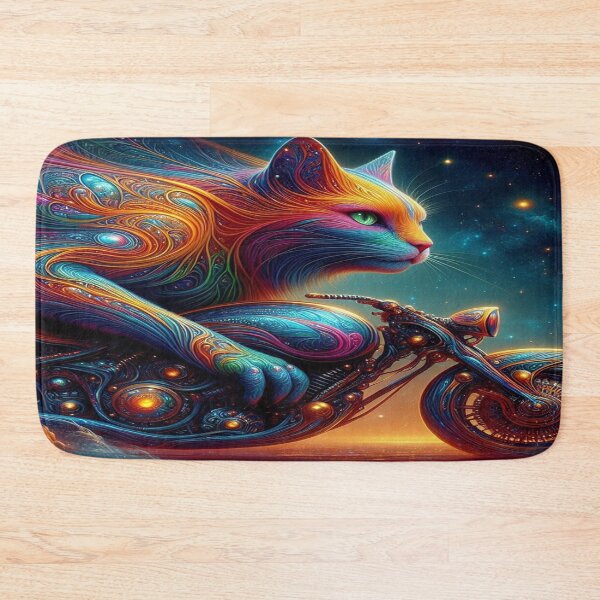 Item preview, Futuristic cat designed and sold by FotoworldEdel.