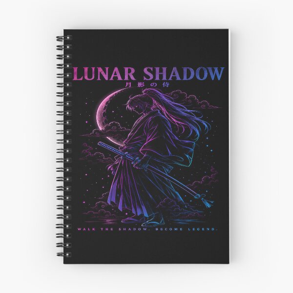 Item preview, Lunar Shadow Samurai -Neon Cyberpunk| Moon Shadow Warrior  designed and sold by TTdesigns123.