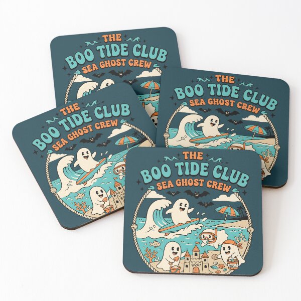 Item preview, "The Boo Tide Club. Sea Ghost Crew" Beach Halloween Coastal Design designed and sold by Sea Gem.
