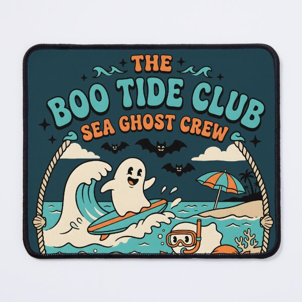 Item preview, "The Boo Tide Club. Sea Ghost Crew" Beach Halloween Coastal Design designed and sold by Sea Gem.