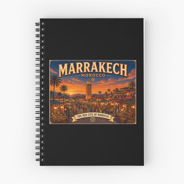 Item preview, Marrakech Morocco Vintage Travel Poster - TheRed City of Morocco designed and sold by SilverLook48.