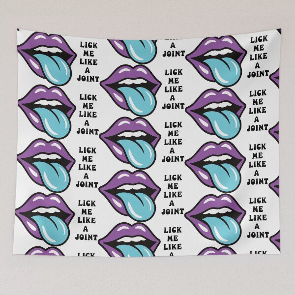 Item preview, Lick Me Like a Joint – Stoner Humor designed and sold by Cannaxes Studio.