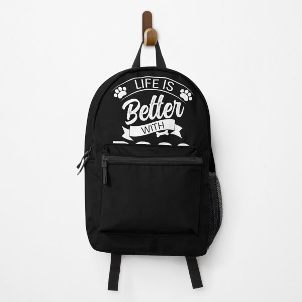 Item preview, Life is better with dogs typography design designed and sold by teeuniq.