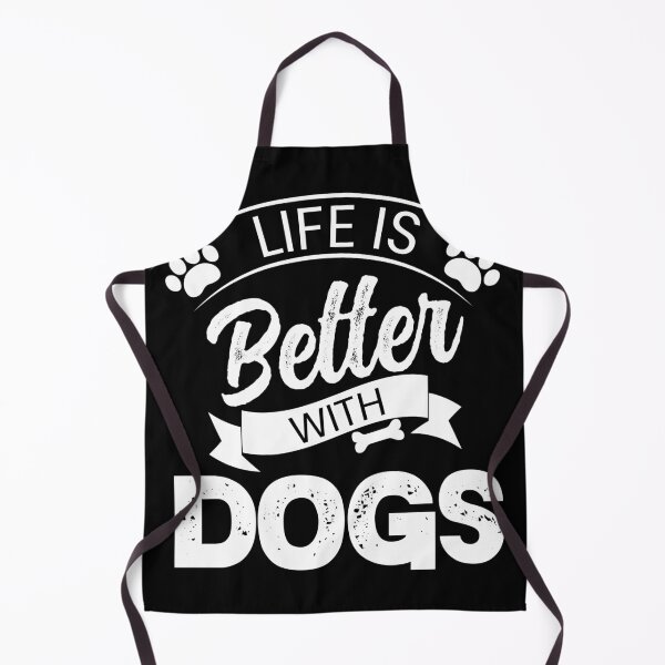 Item preview, Life is better with dogs typography design designed and sold by teeuniq.