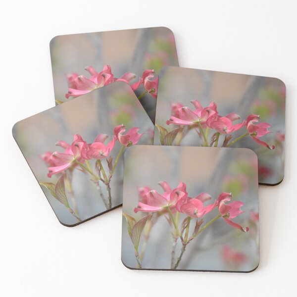 Item preview, Pink Dogwood Blossoms Standing on Slender Stems designed and sold by MiraNadaPrints.