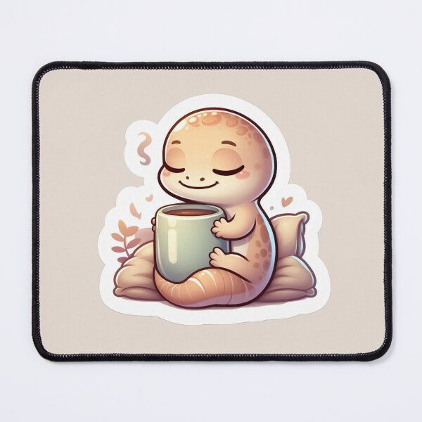 Item preview, Slow Mornings & Warm Sips | Cozy Salamander designed and sold by Safe Haven Pets.