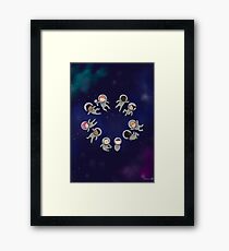 Space Baby - Poster Framed Print