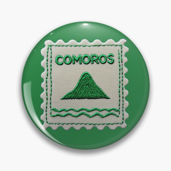 Item preview, Comoros Travel Patch Mount Karthala Embroidered designed and sold by tiigerdad.