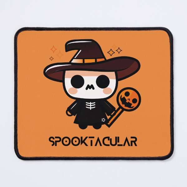 Item preview, Spooktacular Cute Little Witch Skeleton Halloween Art designed and sold by NikBrin Prevail .