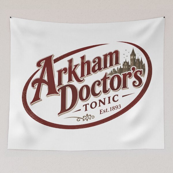 Item preview, Arkham Doctor's Tonic Vintage Logo | Lovecraft Retro Tonic Brand | Gothic Horror Design designed and sold by Extravanganzza.