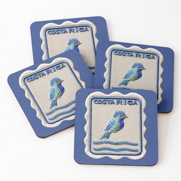 Item preview, Costa Rica Travel Patch Motmot Bird Embroidered designed and sold by tiigerdad.