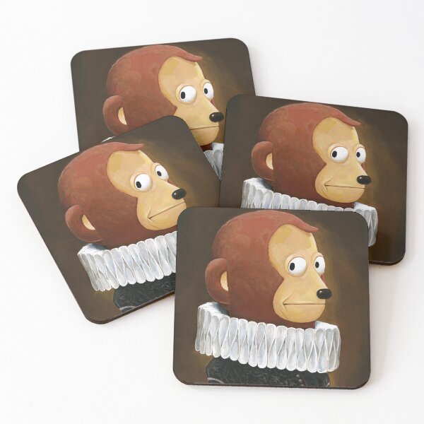 Item preview, Awkward Monkey Renaissance Portrait Oil Painting designed and sold by Inna Ruda.