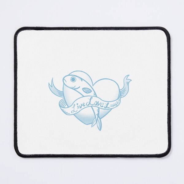 Item preview, Live Love Laugh and Sardine - Blue and White designed and sold by sarrc-pudding.
