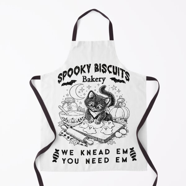 Item preview, Vintage Black Kitty Spooky Biscuits Bakery designed and sold by SON SON.