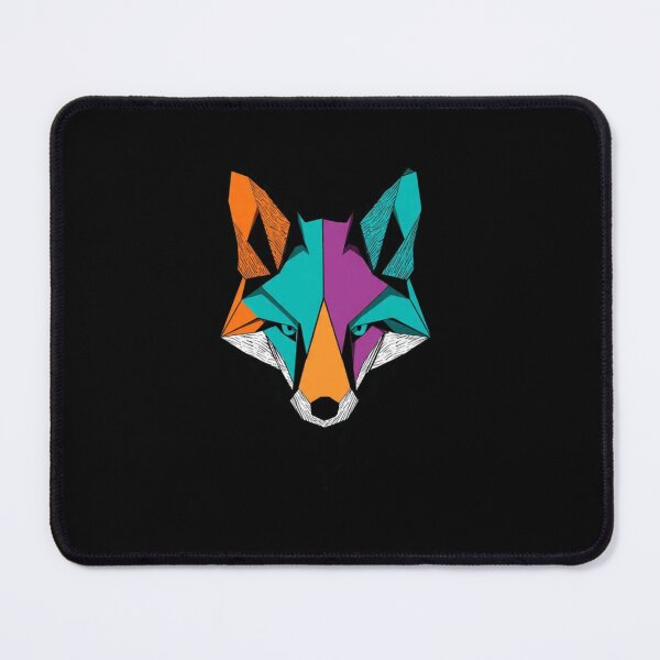 Item preview, Colorful Geometric Fox - Low Poly Art designed and sold by GeoBeast.