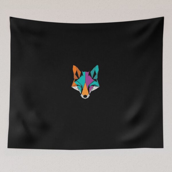 Artikelvorschau, Bunter Geometrischer Fuchs - Low Poly Kunst entworfen und verkauft von GeoBeast.