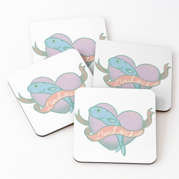 Item preview, Live Love Laugh and Sardine - Pastel designed and sold by sarrc-pudding.