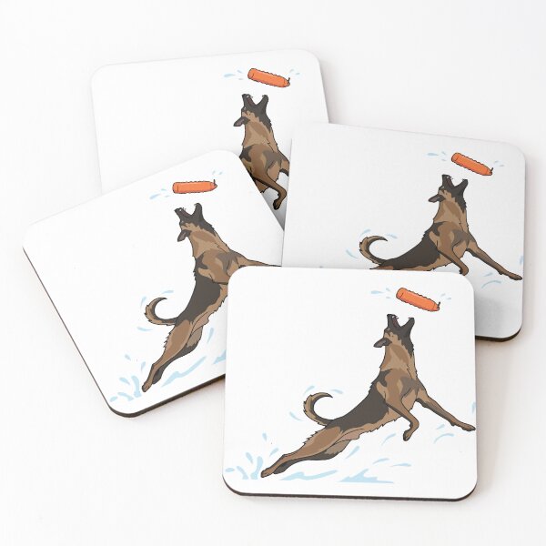 Item preview, Dock Diving Malinois designed and sold by Bluek9sDesign.