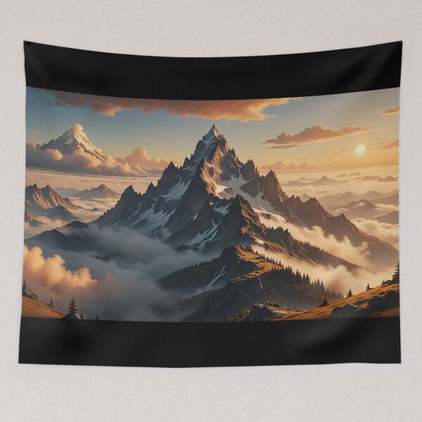 Item preview, DS-0021 — Mystic Mountain Peak designed and sold by LittleBigGifts.