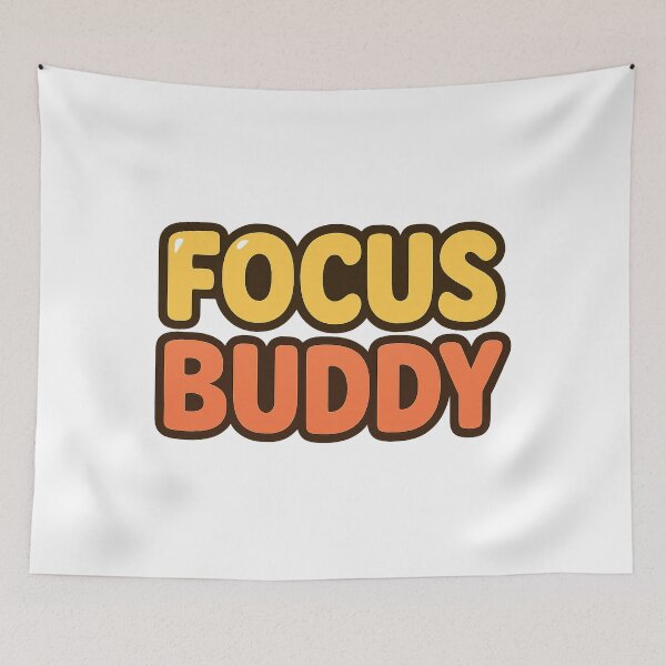 Item preview, FOCUS BUDDY ADHD Accountability Badge Design designed and sold by Ainbowz-Artwork.