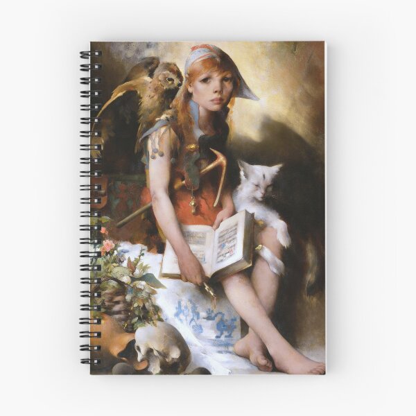 Item preview, The Witch's Daughter by Carl Larsson designed and sold by The Breathing Paint.