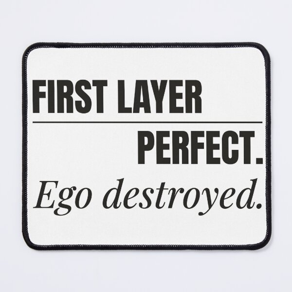 Item preview, First Layer Perfect Ego Destroyed 3D Printing designed and sold by Niebieski-Labs.